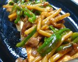 ☆青椒肉絲deボリュームアップ☆レシピ作り方3写真
