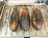 おいしい焼き茄子＊もずくオクラソースで。作り方3写真