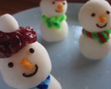 スノーマンのクリスマスケーキ作り方9写真