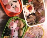 弁当・豚おにぎり作り方5写真