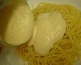 超簡単！豆腐ホワイトクリームソースパスタ作り方3写真