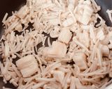 豚ひき肉とえのきの雑炊作り方1写真
