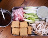 豚ともちもち厚揚げの☆秋のポン酢炒め🤩🍚作り方1写真