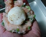 ごはん入り★大きな肉団子の煮込み作り方3写真