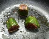 ちょっと変わった形の"ピーマンの肉詰め"作り方4写真