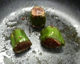 ちょっと変わった形の"ピーマンの肉詰め"作り方4写真