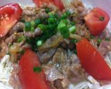 トマトがよく合う～！味噌バター豚丼作り方5写真