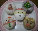 クリスマス❄キャラおにぎり☃トナカイ作り方4写真