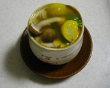 栗の甘露煮ときのこのあんかけ茶碗蒸し作り方11写真