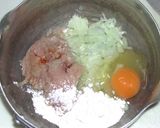 大根の器で鶏ミンチ詰め煮作り方2写真