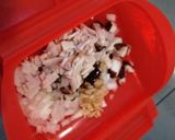 ルクエでヘルシー☆葉っぱ包み中華ご飯作り方2写真