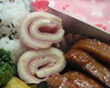 ハムチーズのくるくる巻きお弁当に♪作り方8写真