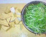 ほっこり✿簡単！水菜と厚揚げのしょうが煮作り方1写真