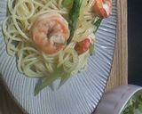 ☆エビとアスパラのバターしょうゆパスタ☆作り方5写真