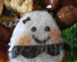 簡単キャラ弁風　塩おにぎり♪作り方5写真