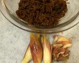 もずくと茗荷の天ぷら作り方1写真