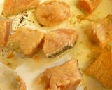 鮭と冬野菜のカレー豆乳煮作り方3写真