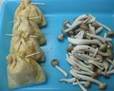 チーズ餅巾着の濃い出汁煮作り方2写真