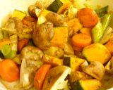 鮭と冬野菜のカレー豆乳煮作り方5写真