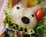 リサとガスパール／トラ柄マフラーのリサ作り方4写真