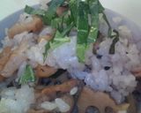 食べ過ぎ注意♪れんこんと豚肉の混ぜご飯作り方5写真