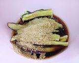 とろとろ茄子のごまポン酢作り方3写真