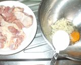 鶏モモ肉ソテー♪簡単ピカタ卵チーズ作り方2写真