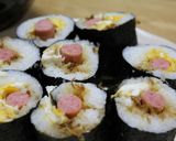 こども大好き♪ポールウィンナー巻き寿司作り方5写真