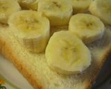 ｡ஐ｡完熟バナナＷチーズトースト｡ஐ｡作り方1写真