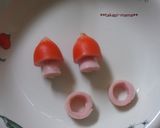 簡単！キャラ弁　おかず　ウインナーきのこ作り方3写真