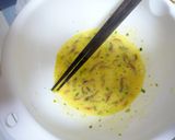 お弁当に♪卵一玉で卵焼き☆作り方1写真