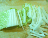簡単★白菜と豚ひき肉のトロミ炒め作り方1写真