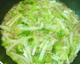 簡単★白菜と豚ひき肉のトロミ炒め作り方5写真
