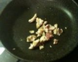 水菜と豚肉のスパゲティ☆ゆず胡椒風味作り方3写真