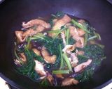 小松菜の煮びたし餡の揚げ出し豆腐★作り方3写真