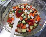クラゲと残り野菜の和え物作り方3写真