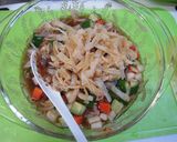 クラゲと残り野菜の和え物作り方4写真