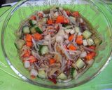 クラゲと残り野菜の和え物作り方6写真