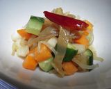 クラゲと残り野菜の和え物作り方7写真