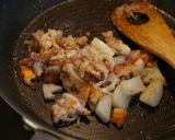 鶏肉と根菜のポワレ♪熱々スープ添えライス作り方5写真