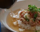 鶏肉と根菜のポワレ♪熱々スープ添えライス作り方10写真