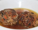 スプーンで食べる和風煮込みハンバーグ作り方10写真