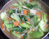 青梗菜の中華風あんかけ作り方5写真