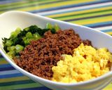 そぼろ三色丼♪お弁当にも作り方9写真