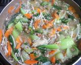 青梗菜の中華風あんかけ作り方6写真