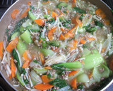 青梗菜の中華風あんかけ作り方6写真
