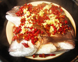 湖南料理！辛い！！刻み唐辛子と魚の頭蒸し作り方6写真