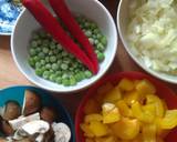 インド料理：野菜が沢山のスパイシーピラフ作り方2写真