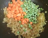 インド料理：野菜が沢山のスパイシーピラフ作り方5写真