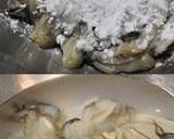 ぷっくり牡蠣のからし炒め作り方1写真